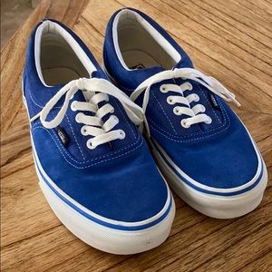 Van authentic blue suede